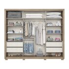 Guarda-roupa Casal 2 Portas Deslizantes Com Espelho Alpha Esp