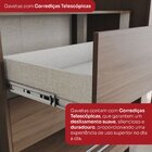 Guarda-roupa Casal 2 Portas Deslizantes Snow Espresso Móveis