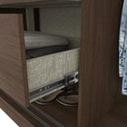 Guarda-roupa Casal 2 Portas Deslizantes Snow Espresso Móveis