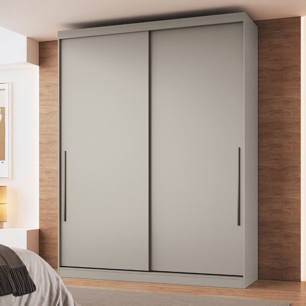 Guarda-roupa Casal 2 Portas Elegance Níquel