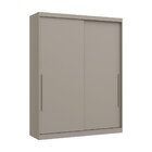 Guarda-roupa Casal 2 Portas Elegance Níquel