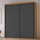 Guarda Roupa Casal 2 Portas Mdf 2,07 M Inovatto Belmax Freijó