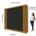 Guarda Roupa Casal 2 Portas Rafaelle Yescasa