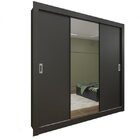 Guarda-roupa Casal 3 Espelhos 3 Portas De Correr 4 Gavetas Ma