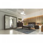 Guarda-roupa Casal 3 Espelhos 3 Portas De Correr 4 Gavetas Ma