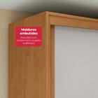 Guarda-roupa Casal 3 Portas 100% Mdf Gaia Amendoa/off White