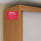 Guarda-roupa Casal 3 Portas 100% Mdf Gaia Com Espelho E Pés A