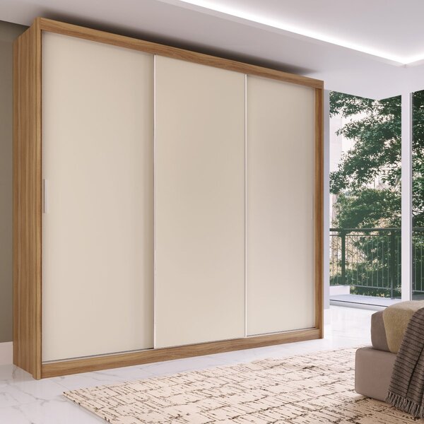 Guarda Roupa Casal 3 Portas 100% Mdf London Yescasa