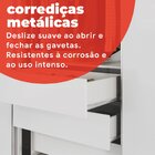 Guarda Roupa Casal 3 Portas 100% Mdf London Yescasa Branco