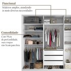 Guarda-roupa Casal 3 Portas 1 Espelho Belluno Urbi