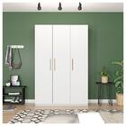 Guarda Roupa Casal 3 Portas 1 Gaveta Paris Branco Caemmun