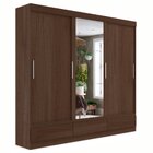Guarda Roupa Casal 3 Portas 1 Porta Com Espelho E 3 Gavetas E