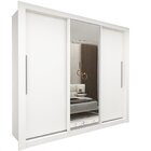Guarda-roupa Casal 3 Portas 1 Porta Espelhada Milão Yescasa 1