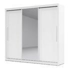 Guarda-roupa Casal 3 Portas 1 Porta Espelhada Royale 100% Mdf