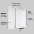 Guarda Roupa Casal 3 Portas 2 Gavetas 100% Mdf London Yescasa