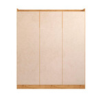 Guarda Roupa Casal 3 Portas 2 Gavetas Cor22030 Araplac