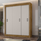 Guarda Roupa Casal 3 Portas 2 Gavetas Cor22030 Araplac