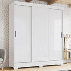 Guarda Roupa Casal 3 Portas 2 Gavetas Majestic Casa 812