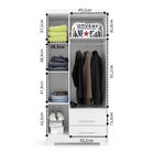 Guarda Roupa Casal 3 Portas 2 Gavetas Primacy   Branco