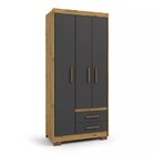 Guarda Roupa Casal 3 Portas 2 Gavetas Primacy Batrol Móveis I