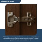 Guarda-roupa Casal 3 Portas 2 Gavetas Primacy Capuccino Wood