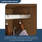 Guarda-roupa Casal 3 Portas 2 Gavetas Primacy Capuccino Wood