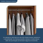 Guarda Roupa Casal 3 Portas 2 Gavetas Primacy Freijó