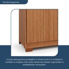 Guarda Roupa Casal 3 Portas 2 Gavetas Primacy Freijó