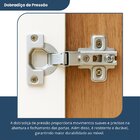 Guarda-roupa Casal 3 Portas 2 Gavetas Primacy Freijó Wood/off