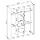 Guarda Roupa Casal 3 Portas 2 Gavetas Vero D02 Amendola/off W