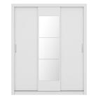 Guarda Roupa Casal 3 Portas 2 Gavetas Vero D02 Branco - Mpoze