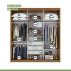 Guarda-roupa Casal 3 Portas 3 Gavetas Aquarius Rovere Natural