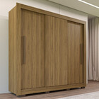 Guarda Roupa Casal 3 Portas 3 Gavetas Cannes Imop Móveis