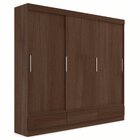 Guarda Roupa Casal 3 Portas 3 Gavetas Externas Roma Yescasa F