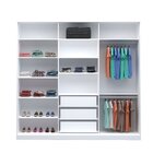 Guarda Roupa Casal 3 Portas 3 Gavetas Rc3002 Nova Mobile Bran