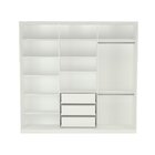 Guarda Roupa Casal 3 Portas 3 Gavetas Rc3002 Nova Mobile Bran