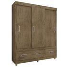 Guarda Roupa Casal 3 Portas 3gavetas 18495 Araplac Demolição