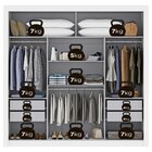 Guarda-roupa Casal 3 Portas 4 Gavetas 185,5cm Viena Yescasa B