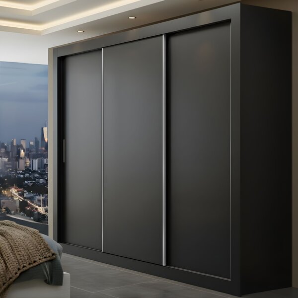 Guarda-roupa Casal 3 Portas 4 Gavetas 185,5cm Viena Yescasa P