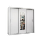 Guarda Roupa Casal 3 Portas 4 Gavetas Com Espelho Ilhéus Cari