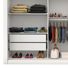 Guarda Roupa Casal 3 Portas 4 Gavetas Com Espelho Ilhéus Cari