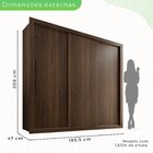 Guarda-roupa Casal 3 Portas 4 Gavetas Costa Rica