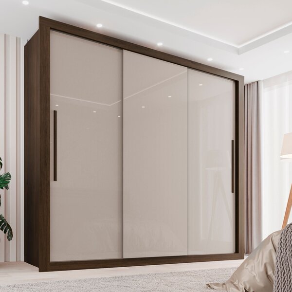 Guarda-roupa Casal 3 Portas 4 Gavetas Costa Rica