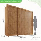 Guarda Roupa Casal 3 Portas 4 Gavetas Costa Rica