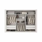 Guarda Roupa Casal 3 Portas 4 Gavetas Mdf Com Pés E Espelho B