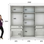 Guarda Roupa Casal 3 Portas 4 Gavetas - Medelim-branco - Móve