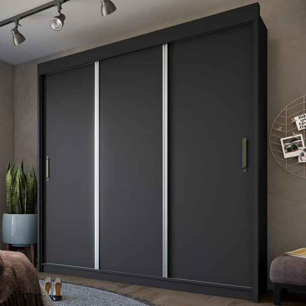 Guarda Roupa Casal 3 Portas 4 Gavetas Miami Fama Móveis