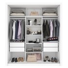Guarda Roupa Casal 3 Portas 4 Gavetas Pequim Sallêto Móveis B
