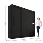 Guarda Roupa Casal 3 Portas 4 Gavetas Pequim Sallêto Móveis P