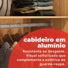 Guarda-roupa Casal 3 Portas 4 Gavetas Plata Cinamomo/off White